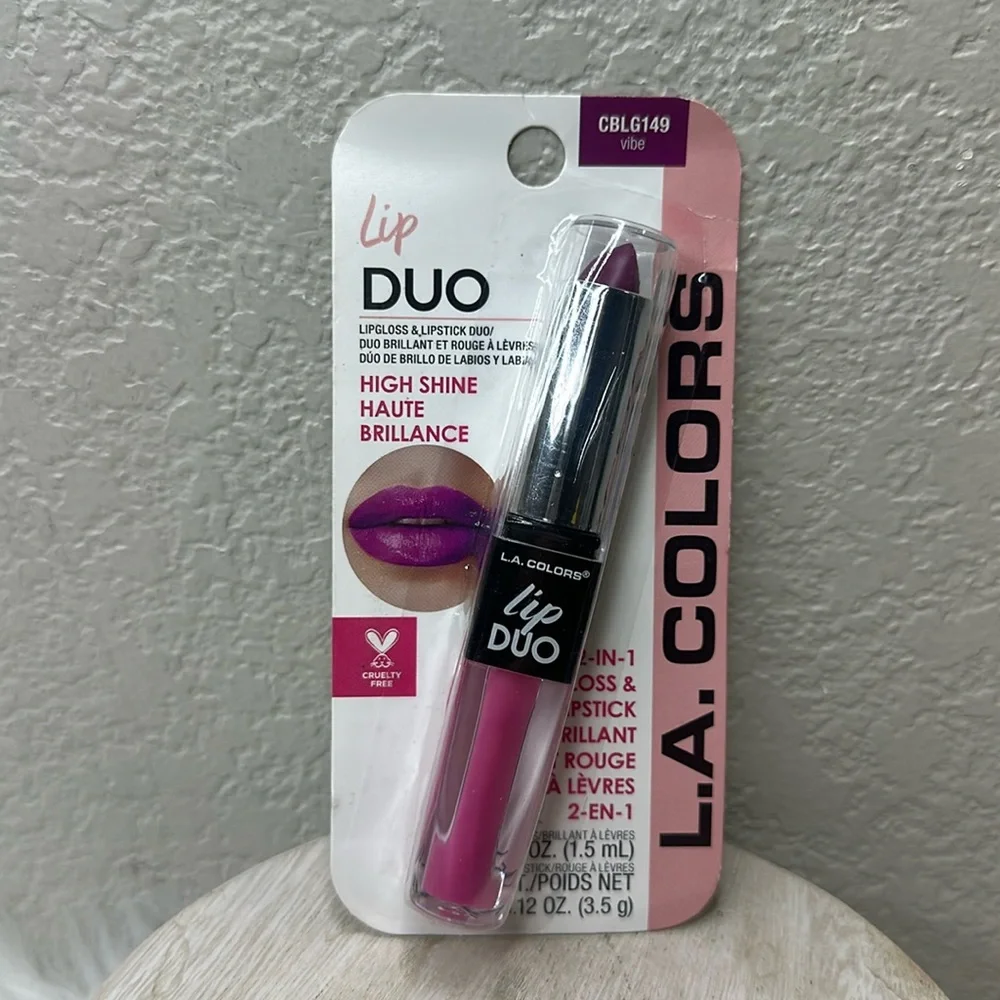 👍🏻 FREE L.A. Colors Vibe Lip Duo NEW FULL SZ‎